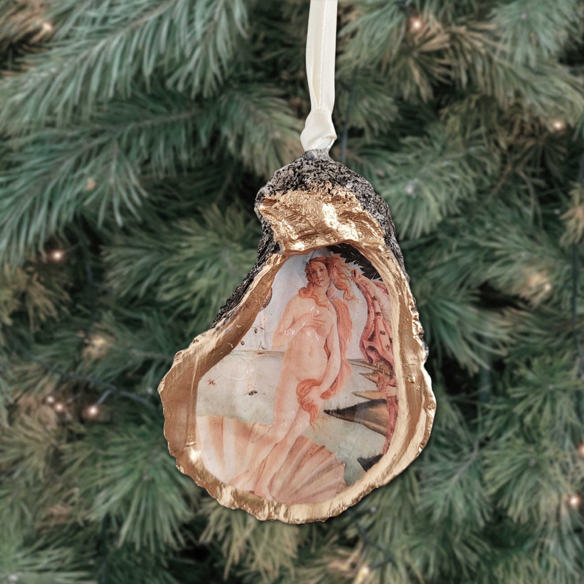 Birth of Venus Ornament • Oyster Shell