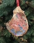 Baltimore Map Ornament • Oyster Shell