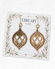 Birth Flower Earrings