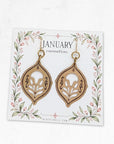 Birth Flower Earrings