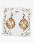 Birth Flower Earrings