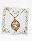 Birth Flower Necklace
