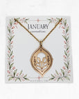 Birth Flower Necklace