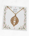 Birth Flower Necklace