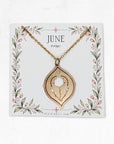 Birth Flower Necklace