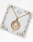 Birth Flower Necklace