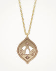 Botanical Floral Pendant Necklaces
