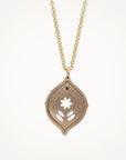 Botanical Floral Pendant Necklaces