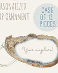 Custom Oyster Shell • Wine Bottle Charm or Napkin Ring