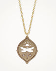 Botanical Floral Pendant Necklaces
