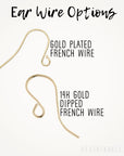 Customize your earring earwire