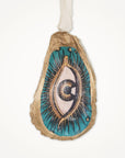 All Seeing Eye Ornament • Oyster Shell