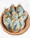 Blue Heron Ornament • Oyster Shell