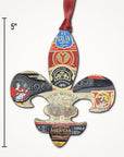 Fleur De Lis Cigar Ornament