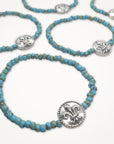 Fleur de Lis Stretch Bracelet