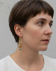 Bejeweled Fly Earrings • Indicolite Crystal