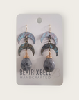 Crescent Labradorite Earrings