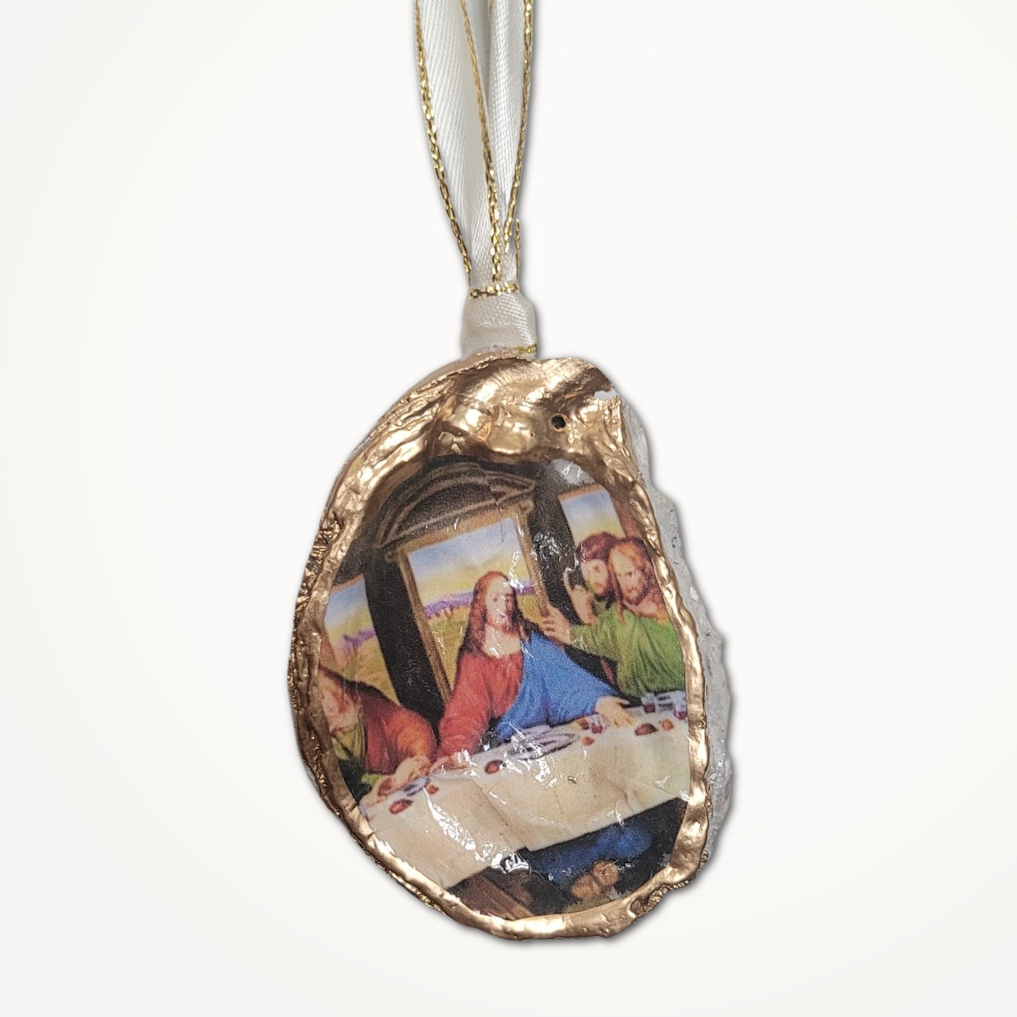 The Last Supper Ornament • Oyster Shell