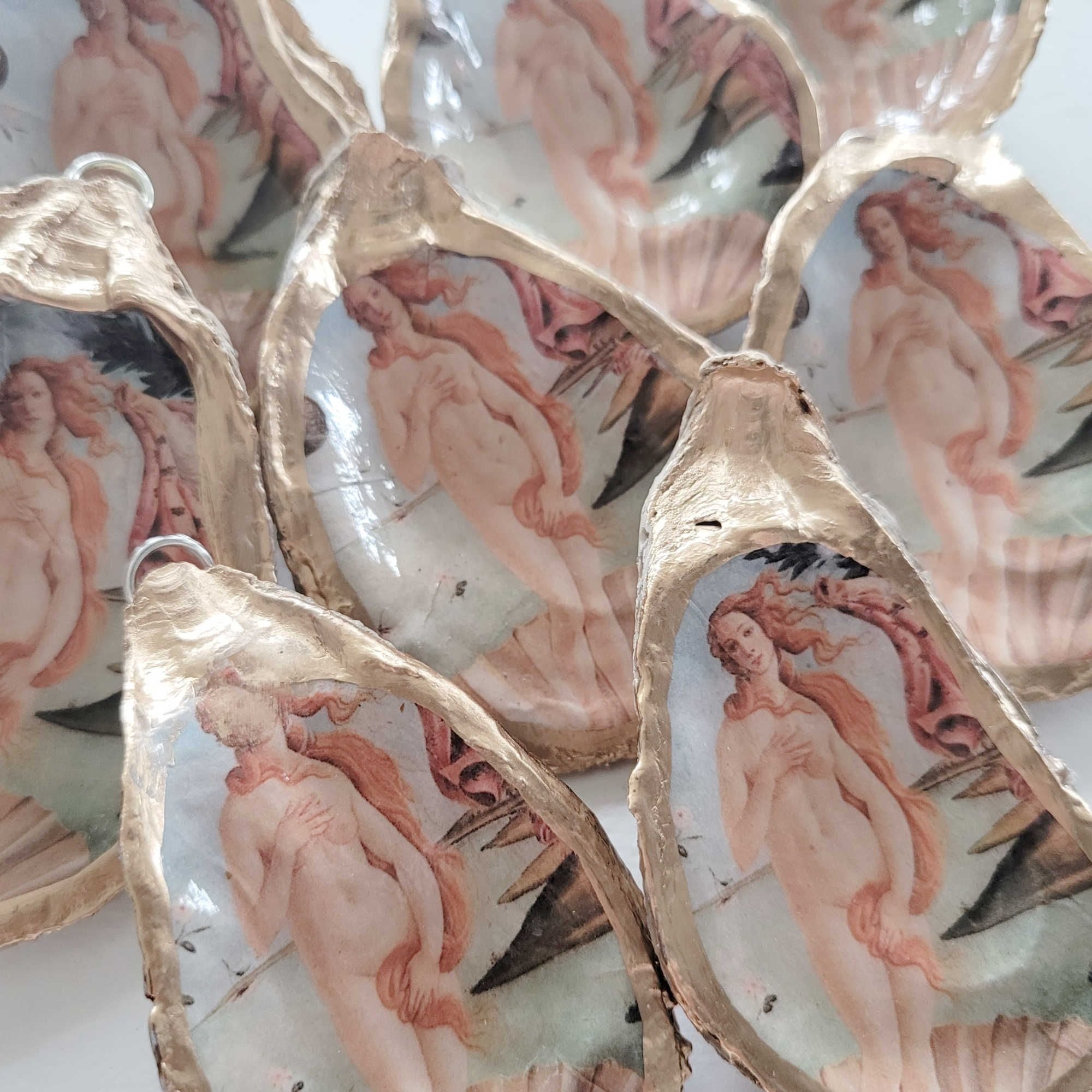 Birth of Venus Ornament • Oyster Shell