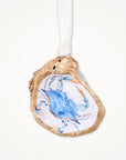 Blue Crab Ornament • Oyster Shell