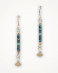 Roman Glass Earrings • Turquoise