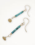 Roman Glass Earrings • Turquoise