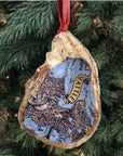 Seattle Map Ornament • Oyster Shell