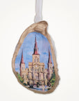 St. Louis Cathedral Ornament • Oyster Shell