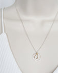 Wishbone Hoop Necklace