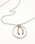 Wishbone Hoop Necklace