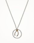 Wishbone Hoop Necklace