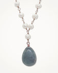 African Jade Pearl Necklace