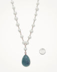 African Jade Pearl Necklace