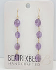 Artisanal Amethyst Earrings