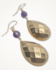 Viola Vintage Amethyst Earrings