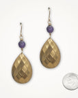 Viola Vintage Amethyst Earrings