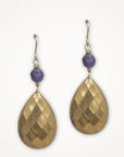 Viola Vintage Amethyst Earrings