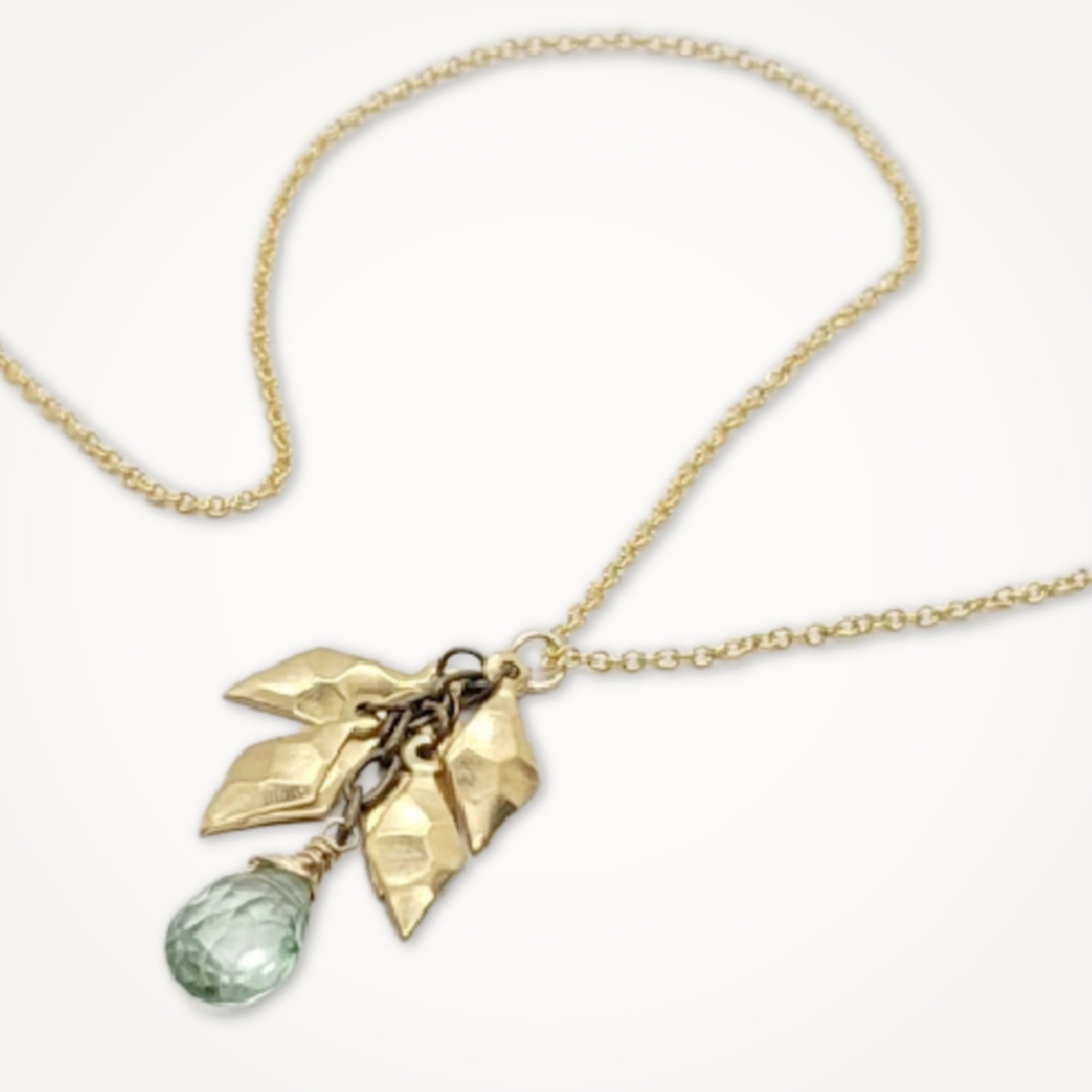 Green Amethyst Panache Necklace