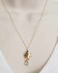 Green Amethyst Panache Necklace