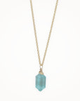 Hexa Crystal Necklace • Choice of Gemstone