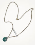 Balance Necklace • Jasper Teardrop