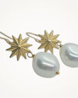 Baroque Pearl Earrings • Starburst