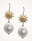 Baroque Pearl Earrings • Starburst