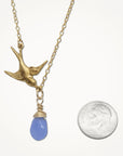 Bird Necklace • Blue Skies