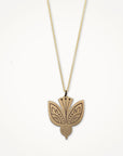 Inscribed Birds of Passage Necklace