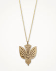 Inscribed Birds of Passage Necklace