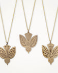 Inscribed Birds of Passage Necklace
