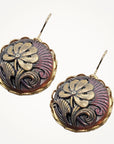 Vintage Button Earrings