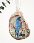 Bluebird Ornament • Oyster Shell