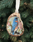 Bluebird Ornament • Oyster Shell